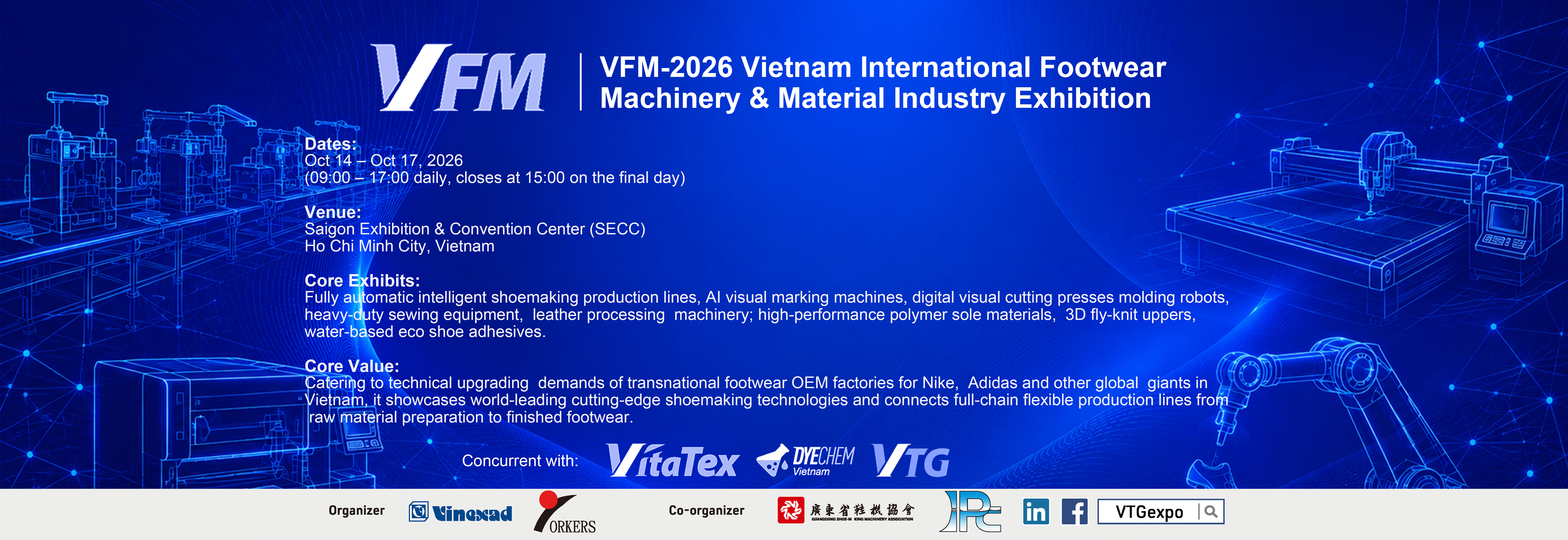 VFM-2026-Vietnam-International-Footwear-Machinery-Material-Industry-Exhibition